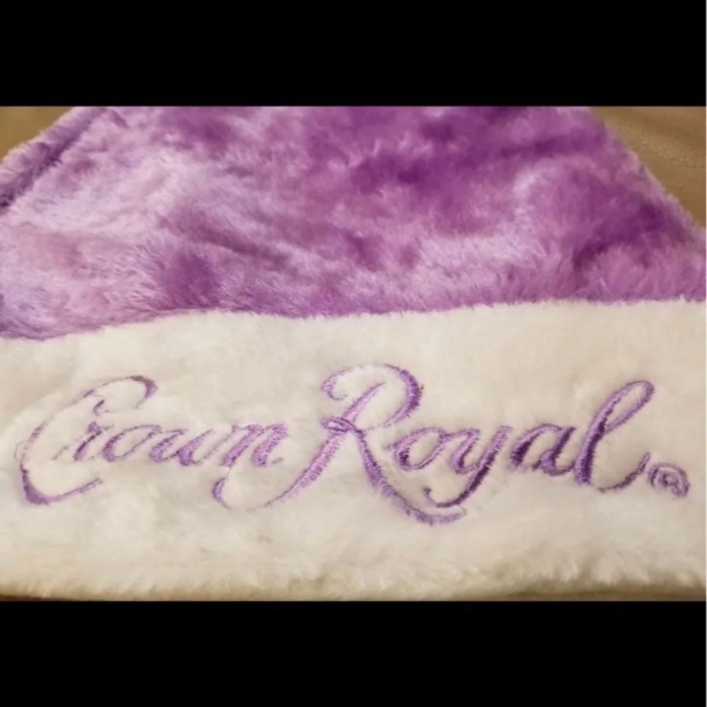 NEW Crown Royal Purple Santa Hat - Picture 4 of 5